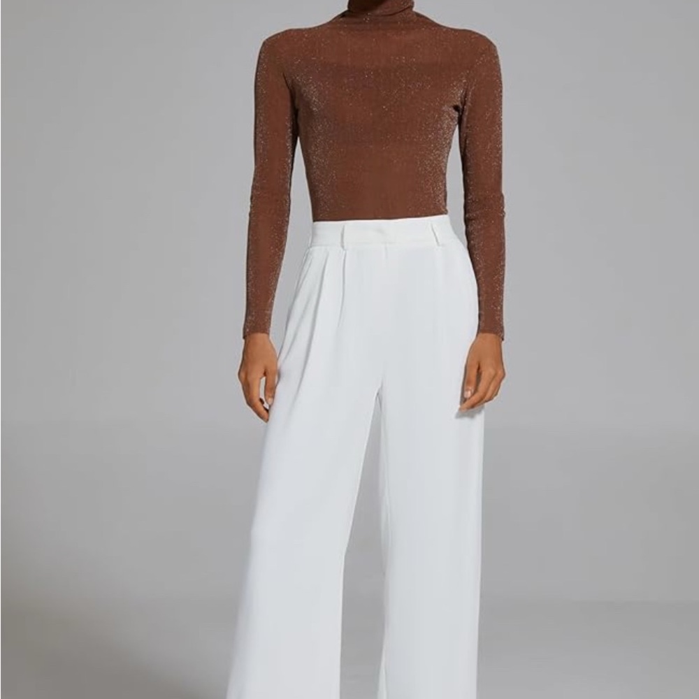 Amazon Women's White Trousers s ivory